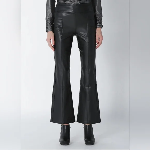 Badgley Mischka 4-way stretch faux leather pants - Picture 1 of 7